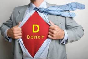 The hero is the donor