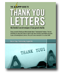ZAPP Guide to Thank You Letters